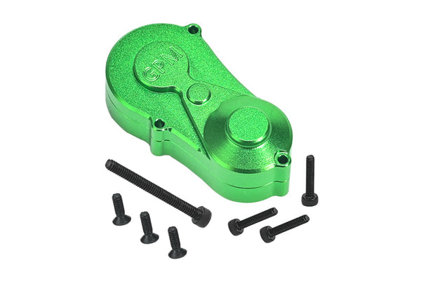 Aluminum 7075 Center Gear Box Housing Set With Covers For Losi 1/18 Mini LMT 4X4 Brushed Monster Truck RTR-LOS01026 Upgrades - Green