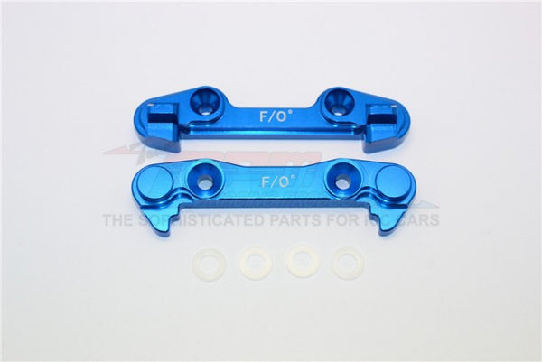 Team Losi 5ive-T Aluminum 7075 Front Arm Bulk (0 Degree) - 2Pcs Blue