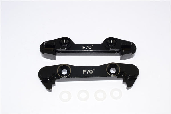 Team Losi 5ive-T Aluminum 7075 Front Arm Bulk (0 Degree) - 2Pcs Black