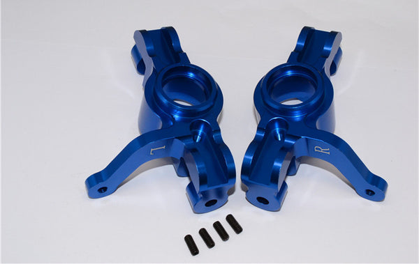 Team Losi 5ive-T Aluminum 7075 Front Knuckle Arm - 1Pr Blue
