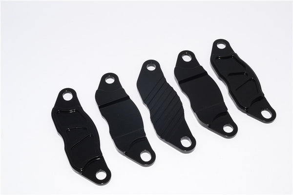 Team Losi 5ive-T Aluminum Dual Brake Pads - 5Pcs Black