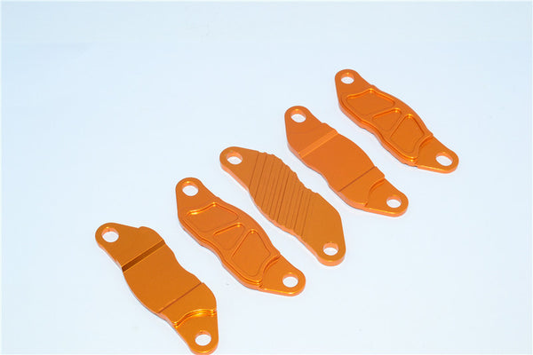 Team Losi 5ive-T Aluminum Dual Brake Pads - 5Pcs Gold