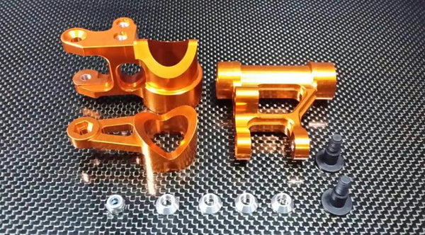 Team Losi 5ive-T Aluminum Steering Assembly - 3Pcs Set Orange