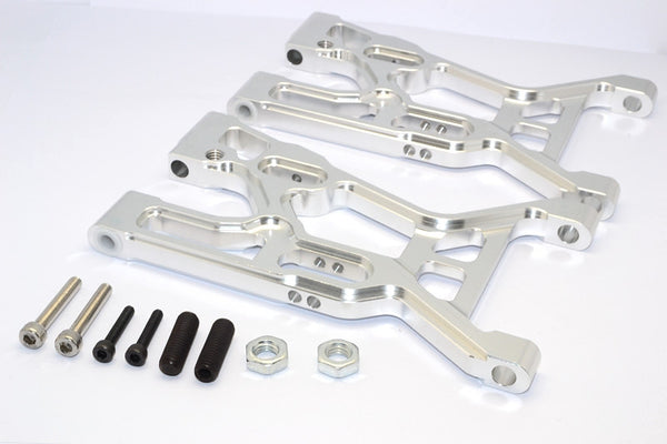 Team Losi 5ive-T Aluminum 7075 Front Suspension Arm - 1Pr Silver