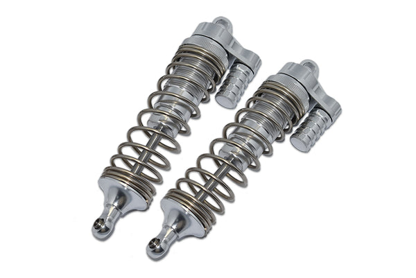 Team Losi 5ive-T Aluminum L-Shape Dampers 177mm - 1Pr Silver