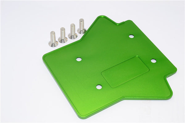 Team Losi 5ive-T Aluminum 7075 Rear Gear Box Protector - 1Pc Green