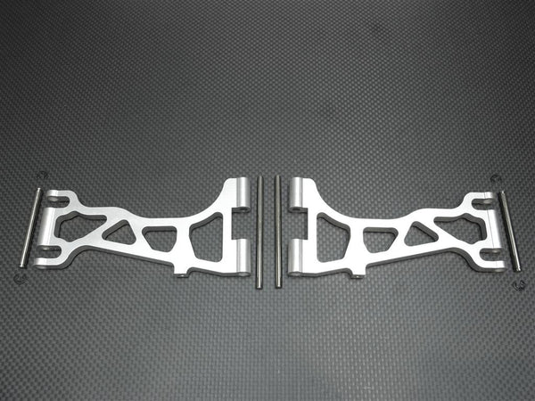 Team Losi LST2 & LST XXL Aluminum Front/Rear Upper Arm - 1Pr Silver
