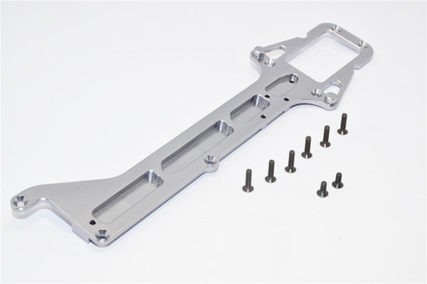 Traxxas Latrax Rally & LaTrax Teton Aluminum Upper Chassis - 1 Pc Set Gray Silver