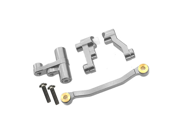 Traxxas LaTrax Rally / SST / Teton Aluminum Steering Assembly - 1 Set Silver