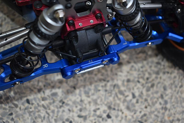 GPM Aluminum Rear Lower Suspension Mount Set For Losi 1:10 Lasernut U4 & Tenacity DB Pro RC Cars