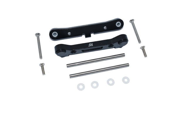 Losi 1/10 Lasernut U4 Tenacity LOS03028 Aluminum Rear Lower Suspension Mount - 12Pc Set Black
