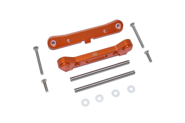Losi 1/10 Lasernut U4 Tenacity LOS03028 Aluminum Rear Lower Suspension Mount - 12Pc Set Orange