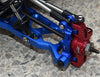 Losi 1:10 Lasernut U4 Tenacity LOS03028 / Tenacity DB Pro LOS03027V2 Upgrade Parts Aluminum Front C-Hubs - 6Pc Set Blue