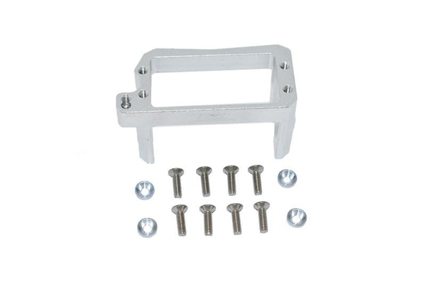 Losi 1/10 Lasernut U4 Tenacity LOS03028 Aluminum Servo Mount - 13Pc Set Silver