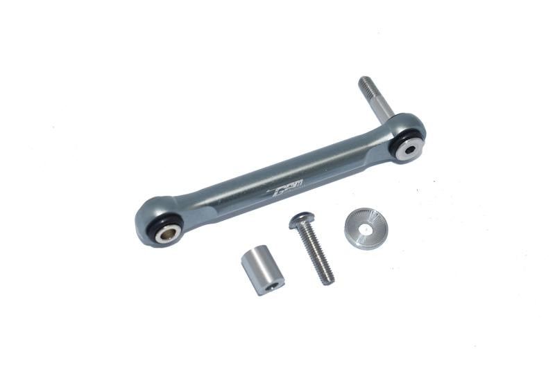 Losi 1/10 Lasernut U4 Tenacity LOS03028 Aluminum Servo Tie Rod - 4Pc Set Gray Silver