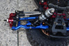 Losi 1:10 Lasernut U4 Tenacity LOS03028 / Tenacity DB Pro LOS03027V2 Upgrade Parts Aluminum Front Lower Arms - 12Pc Set Blue