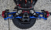 Losi 1:10 Lasernut U4 Tenacity LOS03028 / Tenacity DB Pro LOS03027V2 Upgrade Parts Aluminum Front Lower Arms - 12Pc Set Blue