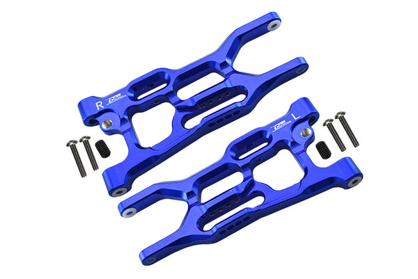 Losi 1:10 Lasernut U4 Tenacity LOS03028 / Tenacity DB Pro LOS03027V2 Upgrade Parts Aluminum Rear Lower Arms - 8Pc Set Blue