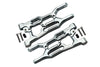 Losi 1:10 Lasernut U4 Tenacity LOS03028 / Tenacity DB Pro LOS03027V2 Upgrade Parts Aluminum Rear Lower Arms - 8Pc Set Silver
