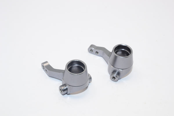 Tamiya M06 Aluminum Front Knuckle Arm - 1Pr Gray Silver