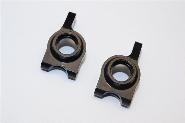 Team Losi Mini 8ight & 8ight-T Aluminum Rear Knuckle Arm - 1Pr Set Black