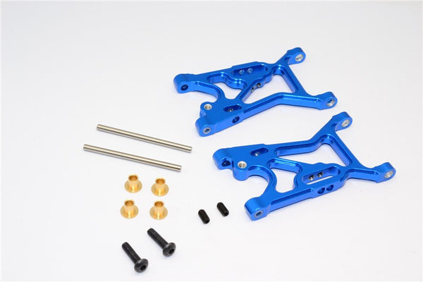 Team Losi Mini 8ight Aluminum Front Suspension Arm - 1Pr Set Blue