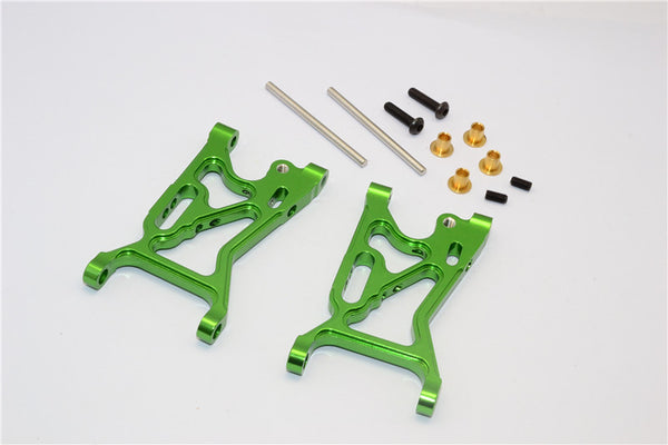 Team Losi Mini 8ight Aluminum Front Suspension Arm - 1Pr Set Green