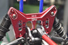 Aluminum 7075-T6 Rear Damper Plate For Arrma 1:7 FIRETEAM 6S BLX / 1:7 MOJAVE 6S BLX - 1Pc Set Red