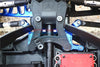 Aluminum Steering Assembly For Arrma 1:10 GRANITE / BIG ROCK 3S / BIG ROCK V3 3S / VORTEKS 3S / SENTON 3S / 1:8 VENDETTA 3S - 10Pc Set Blue