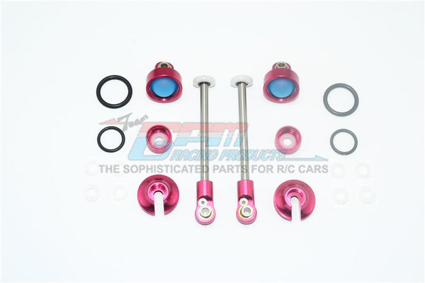 Alloy Full Damper Rebuild Kit For GPM Optional Rear Shocks Item# MAG115R For Arrma Granite 4X4 / Big Rock Crew Cab 4X4 - 1 Set Red