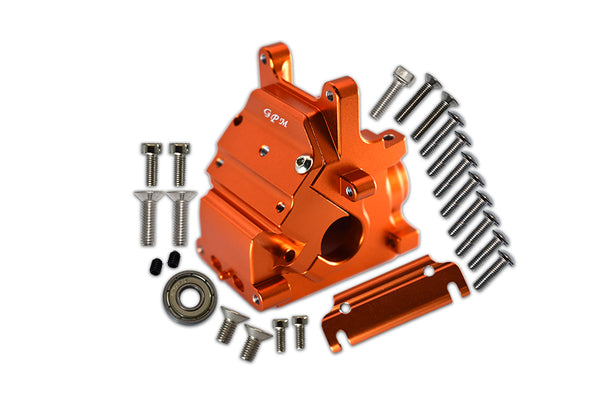 Aluminum Front Or Rear Gear Box For Arrma 1:8 KRATON / OUTCAST / NOTORIOUS / TYPHON / TALION / KRATON V5 / NOTORIOUS V5 / 1:7 INFRACTION / INFRACTION V2 / LIMITLESS / FIRETEAM / 1:10 SENTON - Orange
