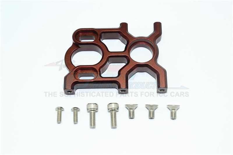 Arrma Kraton 6S BLX (AR106005/106015/106018) Aluminum Center Differential And Motor Mount - 1 Set Brown