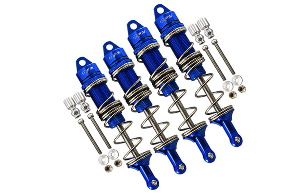 Arrma 1/8 KRATON 6S BLX Aluminum Front 115mm & Rear 135mm Double Section Spring Dampers - Blue