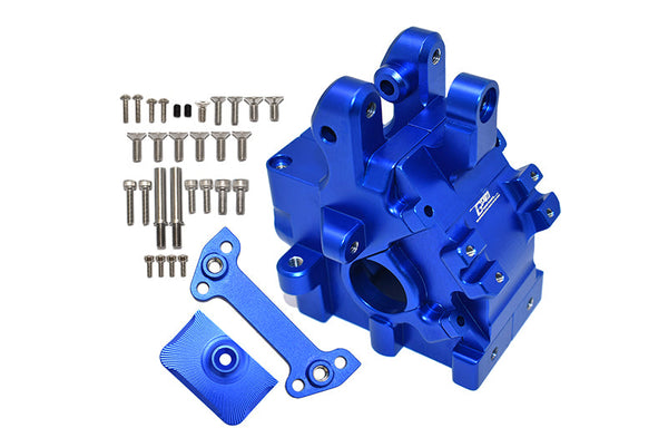 Arrma 1/5 KRATON 8S BLX Monster Truck Aluminum Front Or Rear Gear Box - 34Pc Set Blue