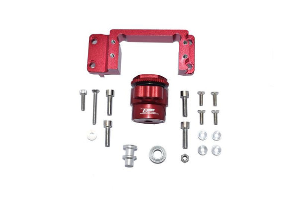 Arrma 1:5 KRATON 8S BLX / OUTCAST 8S BLX Aluminum Servo Mount +25T Aluminum Servo Horn With Built-In Spring - 20Pc Set Red