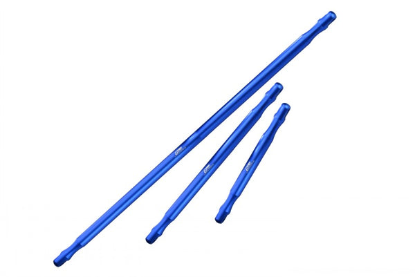 Arrma 1/5 KRATON 8S BLX Monster Truck Aluminum Front & Center & Rear Support Brace Bar - 3Pc Blue - JTeamhobbies