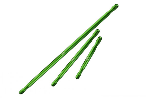 Arrma 1/5 KRATON 8S BLX Monster Truck Aluminum Front & Center & Rear Support Brace Bar - 3Pc Green