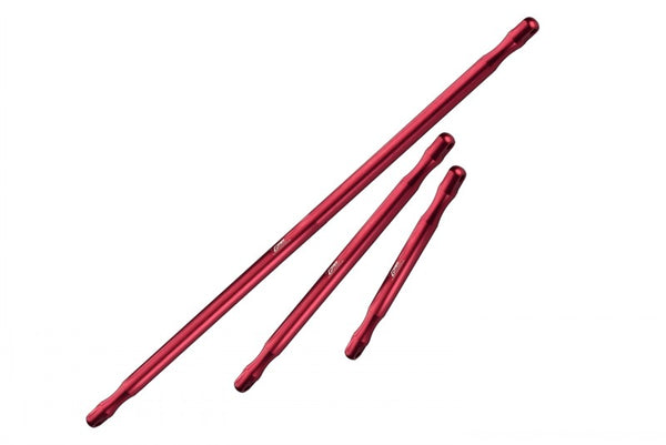 Arrma 1/5 KRATON 8S BLX Monster Truck Aluminum Front & Center & Rear Support Brace Bar - 3Pc Red