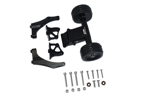 Arrma 1/5 KRATON 8S BLX / OUTCAST 8S BLX Aluminum Rear Wheelie With Wing Mount - 1 Set Black