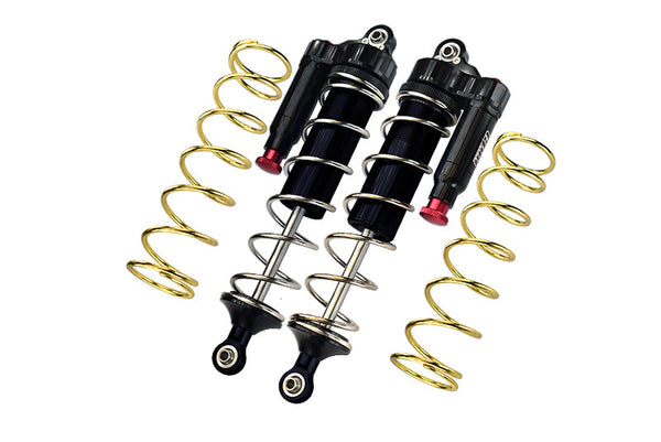 Arrma 1:5 KRATON 8S BLX-ARA110002 Aluminum 6061-T6 Front L-Shape Piggy Back (Built-In Piston Spring) Adjustable Spring Dampers 177mm - Black
