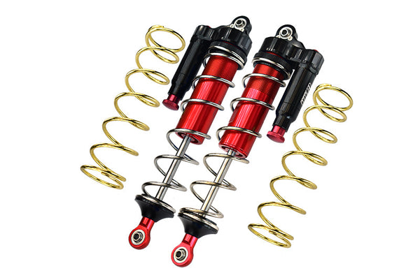 Arrma 1:5 KRATON 8S BLX-ARA110002 Aluminum 6061-T6 Rear L-Shape Piggy Back (Built-In Piston Spring) Adjustable Spring Dampers 187mm - Red