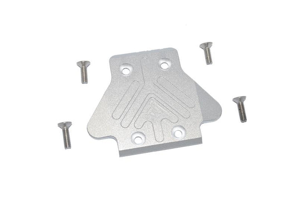 Arrma 1/7 Mojave 6S BLX Aluminum Rear Chassis Protection Plate - 5Pc Set Silver
