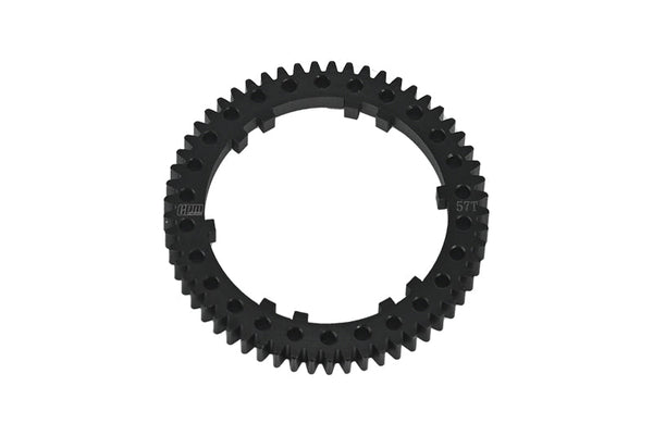 Medium Carbon Steel Center Diff Spur Gear 57T/0.8 Mod For Arrma 1:8 MOJAVE 4X4 4S-ARA4404 / 1:10 OUTCAST 4X4 4S V2-ARA4410V2 / KRATON 4X4 4S V2-ARA4408V2 Upgrades