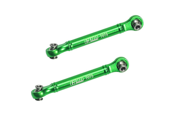 Aluminum 7075 Front Steering Link Rod For Arrma 1/8 4WD MOJAVE 4X4 4S BLX-ARA4404 Upgrade Parts - Green