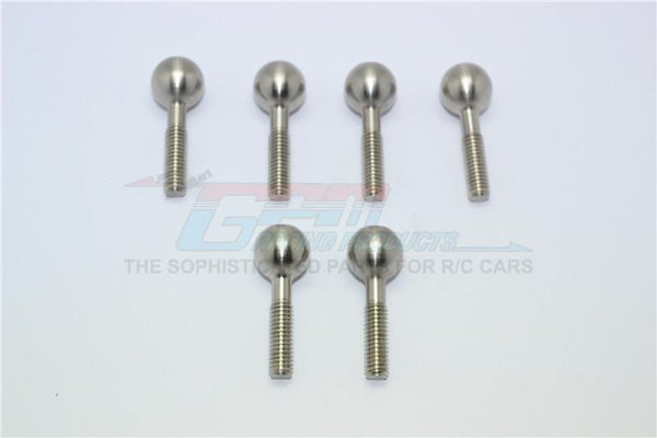ARRMA Nero 6S BLX (AR106009, AR106011) & Fazon 6S BLX (AR106020) Stainless Steel Pillow Ball For Front Knuckle Arms - 6Pcs Set