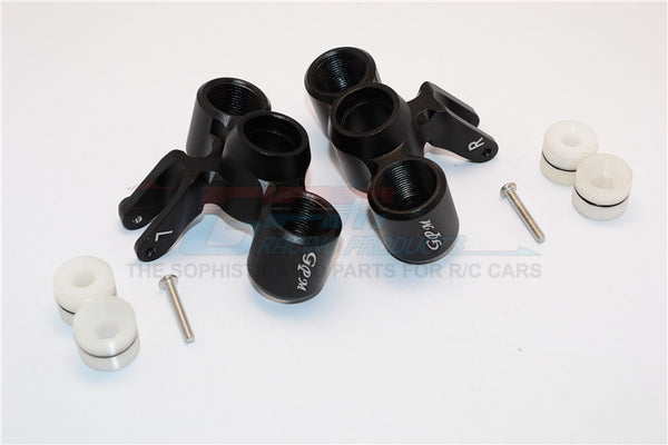 Arrma Nero 6S BLX (AR106009, AR106011) Aluminum Front Knuckle Arms - 1Pr Set Black