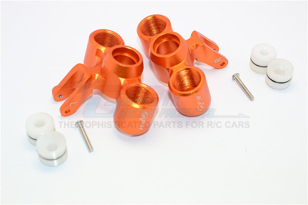Arrma Nero 6S BLX (AR106009, AR106011) Aluminum Front Knuckle Arms - 1Pr Set Orange