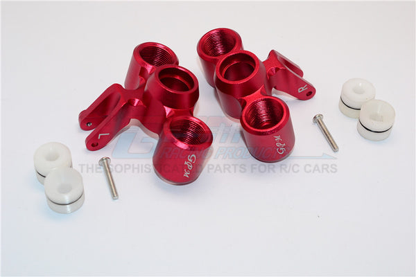 Arrma Nero 6S BLX (AR106009, AR106011) Aluminum Front Knuckle Arms - 1Pr Set Red
