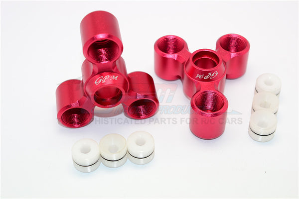 Arrma Nero 6S BLX (AR106009, AR106011) Aluminum Rear Knuckle Arms - 1Pr Set Red