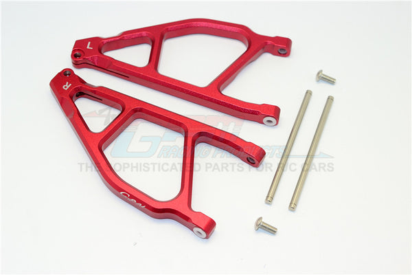 Arrma Nero 6S BLX (AR106009, AR106011) Aluminum Front Upper Arms - 1Pr Red